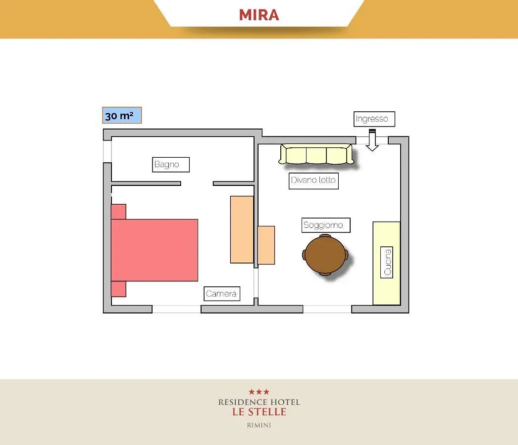 勒斯特尔公寓酒店 里米尼 意大利
